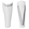 thumbnail image 6 of Athletec Sport Compression Calf Sleeve (20-30 mmHg) for Shin Splints, Running, Travel, Cycling, Leg Pain and Calf Pain Relief - Size Large/X-Large in White (One Pair), 6 of 9