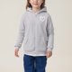 thumbnail image 5 of Sudadera deportiva informal con capucha y manga larga con estampado degradado para niños y niñas, de poliéster, 5 of 7