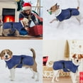 thumbnail image 4 of Insulated Dog Winter Coat Cold Weather Jacket With Padding Vest Built In Warm Clothing Back Zipper Design For Small Medium Breeds, 4 of 5