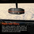 thumbnail image 4 of 10"x3.5" Convex Rear View Mirror For UTV ATV [1.75" Roll Bar Clamp] [Wide Visibility] [360 Adjustable Joint] [Shatterproof Glass] Rearview View Mirror for Polaris RZR 800 900 1000 XP, 4 of 8