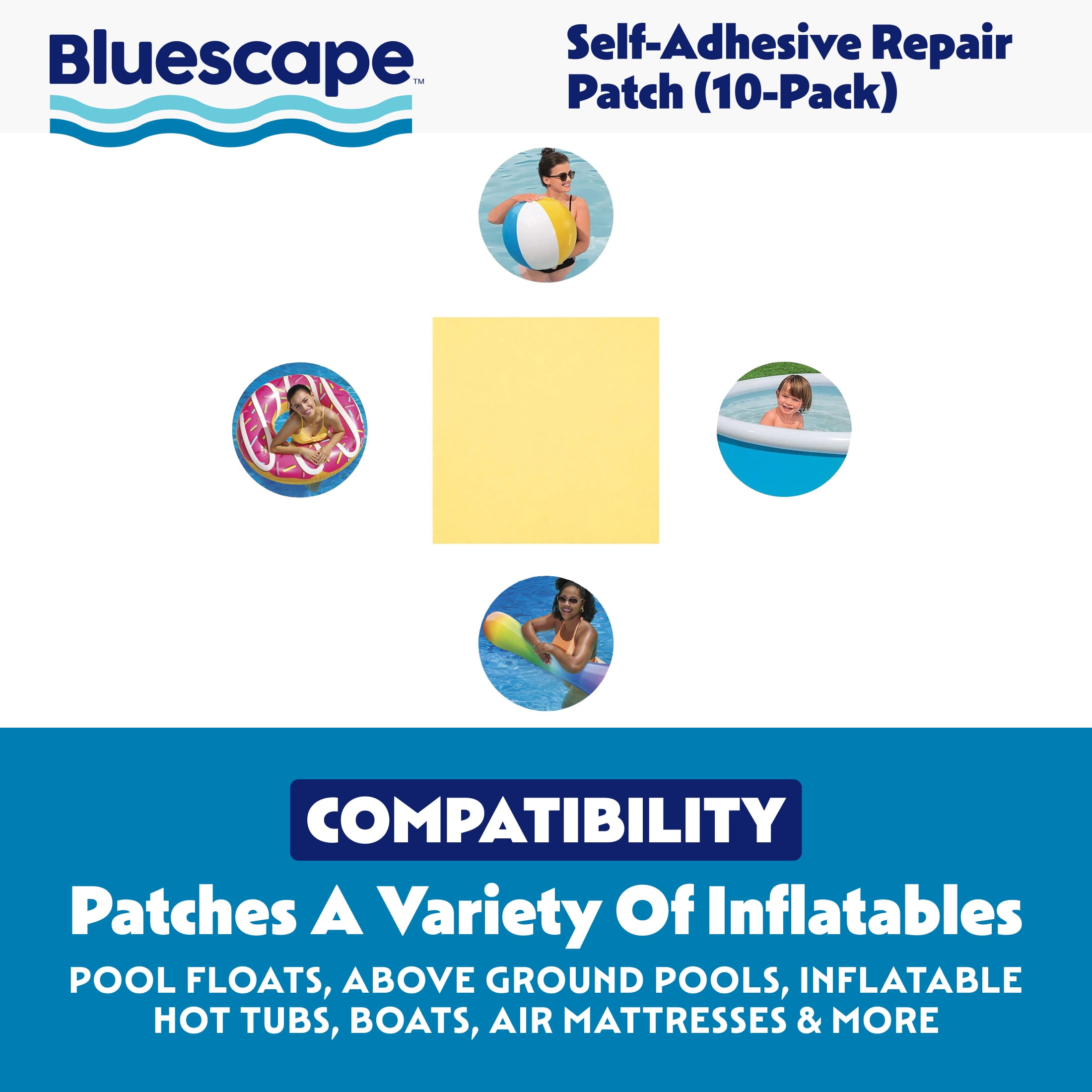 Bluescape Adhesive Repair Patch 6.55" 10-pack