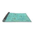 thumbnail image 2 of Ahgly Company Indoor Rectangle Oriental Light Blue Traditional Area Rugs, 7' x 9', 2 of 4