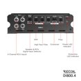 thumbnail image 3 of Recoil DI800.4 Full-Range Class-D 4-Channel Car Audio Amplifier, 1500 Watts, 2-4 Ohm Stable, Mosfet Power Supply, Bridgeable, 3 of 7