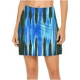 thumbnail image 3 of BiZtdJrK Womens Summer Vacation Skorts Gradient Print High Waist Casual Skort Trendy Party Skirts with Shorts on sale clearance 2025 Blue XL, 3 of 8