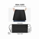 thumbnail image 4 of 12-Pack Black Half Apron with Waist Belt and Pocket for Server Use, 4 of 5
