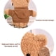 thumbnail image 3 of Oso de peluche personalizado para San Valentín, 40 cm, 3 of 6