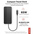thumbnail image 2 of Lenovo USB-C Dual Display Travel Dock without Adapter - for Notebook, Monitor, 2 of 2