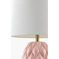 thumbnail image 5 of Livabliss Table Lamps, 22" Cagli Cottage Bedside Nightstand Table Lamp for Bedroom Living Room Office, Pink Body with White Shade (22"H x 14"W x 14"D), 5 of 5