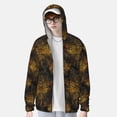 thumbnail image 3 of Fotbe Gold Dragonfly Mandala Men's Women's UPF 50+ Sun Protection Jacket Hooded Cooling Shirt with Pockets Hiking Outdoor Performance-X-Large, 3 of 8