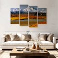 thumbnail image 2 of Elephant Stock Golden Denali Fall Wall Art - Horizontal Multi Panel Canvas - Living Room Wall Decor - Nature Multi Panel - Gray And Brown Decor - 84" x 54", 2 of 4