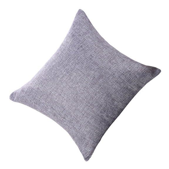 BESTYASH Natural Style Grey Linen Pillow Covers with Breathable Fabric and Hidden Zipper