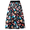 Multicolor, variant on Retro Skirts Swing Women's High Waist Print One Size Skirt