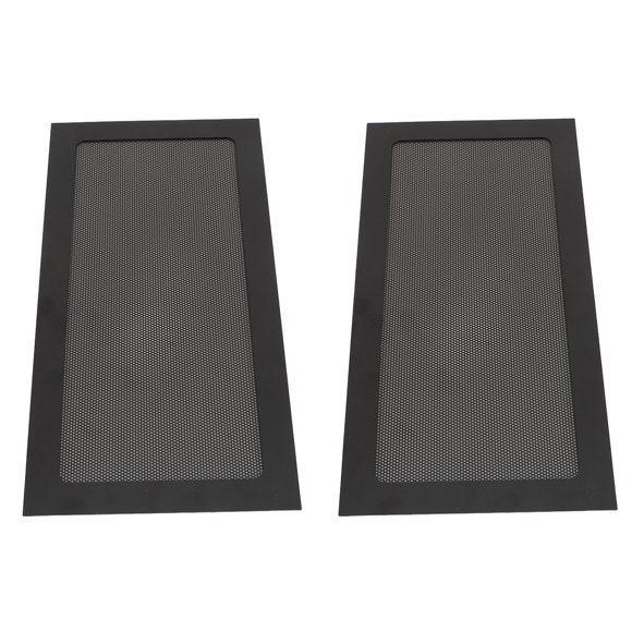 Filtro de polvo para ventilador de computadora, 2 filtros de polvo de 4.724 x 9.449 en para ventilador de computadora, Marco magnético, ventilador de pc, Malla de polvo, filtro de