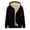 L07-Black, variant on CCRFTGI Mens Hoodies Pullover Heavyweight Thick Sherpa Lined Jackets Big and Tall Full Zip Up Sweatshirt Long Sleeve Hooded Coat with Pockets Black 5XL