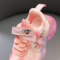 thumbnail image 2 of Zapatos brillantes de princesa Elsa para niñas, zapatillas LED para niños, malla ligera, 2 of 5