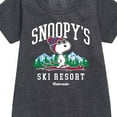 thumbnail image 2 of Peanuts - Snoopy's Ski Resort - Toddler And Youth Girls Fleece Dress, 2 of 5