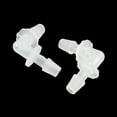 thumbnail image 4 of Unique Bargains 6pcs L Shaped Plastic 3/16" Hose Barb Plastic 90 Degree L Right Angle Barbed Fitting for Car White, 4 of 6