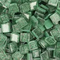 thumbnail image 3 of 100 piezas (aprox. 100 g/3,52 oz) de mosaicos de vidrio brillante con purpurina, 1 cm/0,39 pulgadas, cuadrados, 0,4 cm/0,15 pulgadas de grosor, materiales para manualidades de bricolaje, 3 of 5