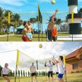 thumbnail image 2 of LeKing Portable Sports Four Square Volleyball Net with Pole for Beach Outdoors, 2 of 9