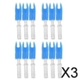 thumbnail image 1 of DYNWAVECA 2x12 Pieces Plastic Precision Nocks for ID 4.2mm Shaft Universal Blue , Blue, 3 Pcs, 1 of 10