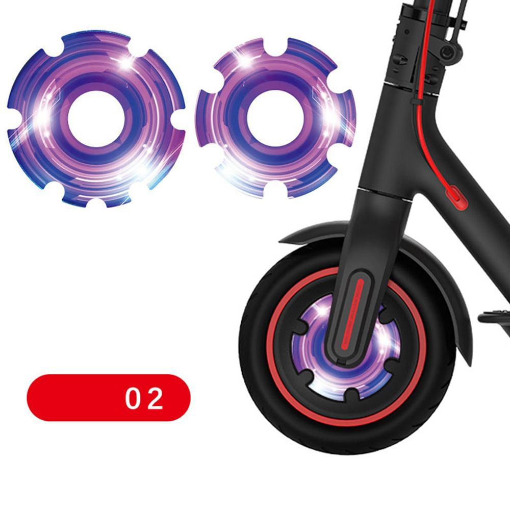 2Pcs/Set High Quality Waterproof PVC Shell Kick Motor Protective Cover Front Wheel Sticker Scooter Accessories 2 Walmart.com