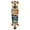 Wave Scene, variant on Yocaher Graphic Series Complete Kicktail Skateboards Longboard w/BlackWidow Premium 80A Grip Tape, Aluminum Truck, ABEC9 Bearing, 71mm Skateboard Wheels
