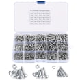 thumbnail image 1 of Kit de fijación completo, tornillos de cabeza hueca de acero inoxidable, variantes M3 M4 M5, ideales para las industrias mecánicas y de comunicaciones, cabeza plana avellanada para un acabado elegante, 1 of 5