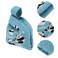 thumbnail image 3 of Unique Bargains 1 Pc Knitted Wrist Bag Cute Animal Pattern Gift Bag Blue, 3 of 5