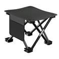 thumbnail image 3 of Dualoai Folding Camping Stool Foot Rest Stool Compact Lightweight with Side Pocket Small 28cmx28cmx23cm, 3 of 9