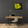 thumbnail image 4 of Grayscale 24x19 Black Modern Framed Museum Art Print Titled - Yellow Wildflower I, 4 of 5