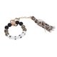thumbnail image 4 of Pulsera de llavero de silicona, pulsera de llavero lavable Flexible hecha a mano para compras al aire libre, 4 of 8