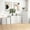 White, variant on 3-Piece Bedroom Dresser Set-6 Drawer Dresser, 5 Drawer Dresser & Nightstand,in Simply Modern Chest of Drawers, Wood Storage Dresser with Deep Drawers for Living Room Hallway Entryway, Black