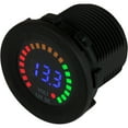 thumbnail image 2 of Sea-Dog 421617-1 Rainbow Display Digital Voltagemeter - 12VDC, 2 of 3