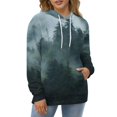 thumbnail image 4 of Nature Forest 3d Sweatshirts Hoodie Fashion Casual Personality Men's Women Street Hoodie Pullovers Long Sleeve Comfortable Top, 4 of 6