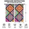 thumbnail image 2 of Blackout Kids Curtains,Boho Bohemia Flower Childrens Insulated Curtains Set Of 2,Bedroom Essentials,Toddler Room Decor 42"x84"(106x213cm), 2 of 4