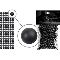 Wearable4U New Reusable Training Soft Rubber Balls 250 pack .68 Caliber (Black Color)