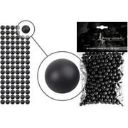 Wearable4U New Reusable Training Soft Rubber Balls 250 pack .68 Caliber (Black Color)
