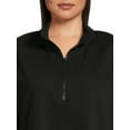 thumbnail image 4 of Terra & Sky Women's Plus Size Quarter Zip Sweatshirt, 4 of 5