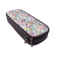 thumbnail image 6 of Lsque Colorful Watercolor Dots Printed Big Capacity PU Leather Pencil Case Large Pencil Pouch Stationery Pen Bag Pencil Holder for Teen, 6 of 6