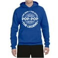 thumbnail image 2 of Wild Bobby, Pop-Pop Man Myth Legend Funny Dad Uncle Papa Granpa Dad Gift, Father's Day, Unisex Graphic Hoodie Sweatshirt, Royal, Small, 2 of 4
