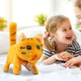thumbnail image 4 of Juguete electrónico perfecl de animales para Gato de peluche Amarillo, 4 of 7