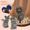 thumbnail image 2 of Statue Commémorative pour Animal de Compagnie Aimé pour Toujours avec Ailes d'Ange, Figurine en Résine Peinte à la Main pour le Souvenir du Chien et du Chat, Souvenirs de Tombe pour Jardin Intérieur Extérieur, Cadeau de Condoléance pour Perte Sincère, 2 of 8