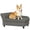 Gray 281, variant on PawHut Dog Ramp for Bed, 49 x 16 x 14 Non-Slip Carpet Pet Ramp with Top Platform, White Wooden Dog Ramp for High Beds