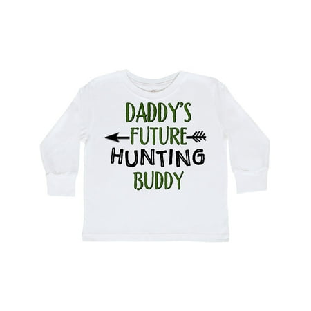 

Inktastic Daddys Future Hunting Buddy Gift Toddler Boy or Toddler Girl Long Sleeve T-Shirt