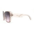 thumbnail image 3 of Womens Classy Elegant Chic Inset Lens Butterfly Plastic Sunglasses Pink - Purple, 3 of 4