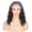 Black, variant on Black Headband Wigs With Brown Highlights For Women 14 Inch Wavy Heat Resistant Synthetic Soft Light Natural Looking Hair Replacement Wigs