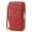 Red, variant on FALAN MULE Women Wallet Large Capacity Double Zip Around Credit Card Holder Leather Ladies Wallet with RFID Blocking Phone Wristlet Gift Box