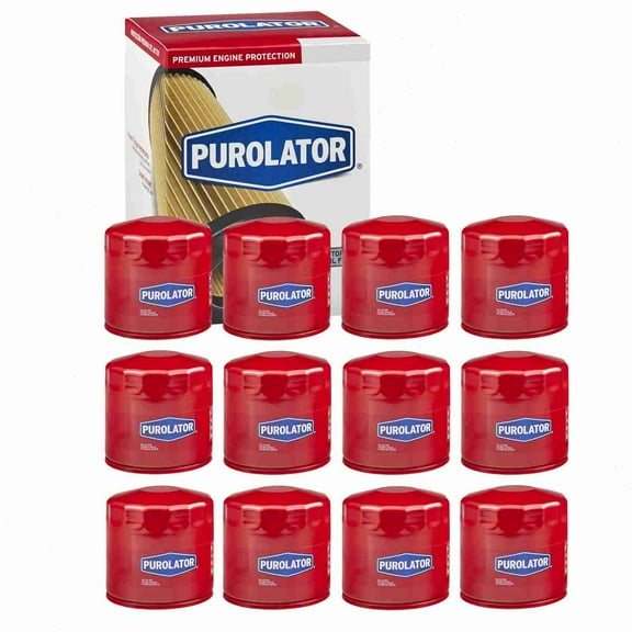 12 pc Purolator L14670 Engine Oil Filters for 134 170 61085 Oil Change Lubricant Filters Fits select: 1994-2007 DODGE RAM 1500, 1993-2007 JEEP GRAND CHEROKEE