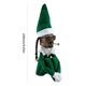 thumbnail image 5 of 5 Uds Snoop On The Stoop Muñeco Elfo Navidad Adorno Muñeca Fieltro (B Con Collar) Verde, 5 of 9