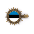 thumbnail image 1 of Épingle à Cheveux Drapeau national de l'Estonie, Épingle à Cheveux Rétro en Métal, 1 of 3